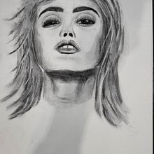 My project for course: Artistic Charcoal Portraiture: Creating Atmosphere. Traditional illustration, Fine Arts, Drawing, Realistic Drawing, Artistic Drawing, and Portrait Drawing project by debashcrofts - 01.18.2023
