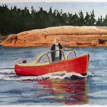 My project for course: Watercolor Techniques for Painting Seascapes . % Steve Brookman tarafından hazırlanan Tablo, Sulubo, a Resim, Doğalcı İllüstras, Ve on projesi - 03.13.2023