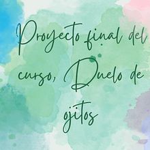 Mi proyecto final del curso: Doblaje de voz para animación. Duelo de ojitos. Film, and Animation project by Carmen Serrat Porcel - 03.20.2023