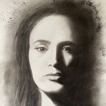My project for course: Artistic Charcoal Portraiture: Creating Atmosphere. Drawing, Portrait Drawing, Realistic Drawing, and Artistic Drawing project by richard_nind - 03.19.2023