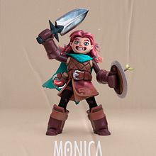 Monica: Modelado profesional de personajes cartoon 3D. Un progetto di 3D, Character design, Animazione di personaggi, Modellazione 3D, Character design 3D e Progettazione 3D di Brian Micalucci - 20.03.2023