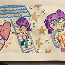 My project for course: Character Creation from Observational Drawings. Traditional illustration, Character Design, Drawing, and Sketchbook project by Theda Tann - 03.21.2023