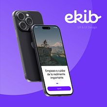 Ekib app. UX / UI, Web Design, Mobile Design, and Digital Design project by Maria Perna - 04.20.2023