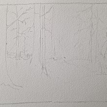 Dreamy watercolor landscapes . Traditional illustration project by Sissel - 03.21.2023