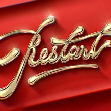 My project for course: Designing 3D Chrome Letters in Procreate. Projekt z dziedziny T, pografia, Projektowanie t i pografii użytkownika teresalau0116 - 21.03.2023