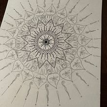 My project for course: The Art of Mandala Drawing: Create Geometric Patterns. Drawing & Ink Illustration project by yume108 - 03.22.2023