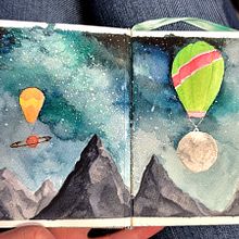 My project for course: Modern Watercolor Techniques. Un proyecto de Ilustración tradicional, Bellas Artes, Pintura y Pintura a la acuarela de Erin GIlaxon - 22.03.2023