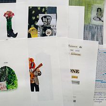 Mon projet du cours : Techniques mixtes d'illustration pour stimuler l'imaginaire. Un proyecto de Ilustración tradicional, Bellas Artes, Collage, Dibujo y Pintura acrílica de Carole Turini - 30.04.2023