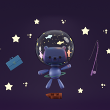 My project for course: 3D Character Creation in Blender. 3D, Character Design, 3D Modeling, 3D Character Design, and 3D Design project by Jellene Catabay - 03.15.2023