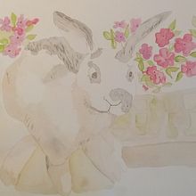 Pascua del conejo. Un projet de Illustration traditionnelle de Andrea Zamorano R. - 22.03.2023