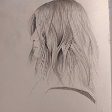 Dibujo del pelo PP. Traditional illustration project by joel Alcala - 03.22.2023