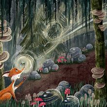My project for course: Children’s Illustration with Procreate: Paint Magical Scenes. Projekt z dziedziny Trad, c, jna ilustracja, Ilustracja c, frowa, Ilustracje dla dzieci, Malarstwo c, frowe i Książka obrazkowa użytkownika Elsabe Ebersohn - 21.03.2023