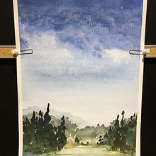 Watercolor Landscape Studies. Un proyecto de Pintura a la acuarela de Leslee Hare - 22.03.2023