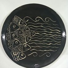Mi proyecto del curso: Ilustración de cerámica con scratch art. Traditional illustration, Arts, Crafts, Fine Arts, Drawing, Ceramics, and Engraving project by mc75fassi - 03.23.2023