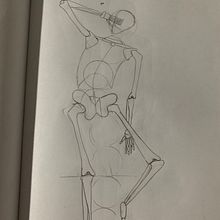 Mi proyecto del curso: Dibujo anatómico para principiantes. Fine Arts, Sketching, Pencil Drawing, Drawing, Realistic Drawing, and Figure Drawing project by Génesis Colmenares - 03.22.2023
