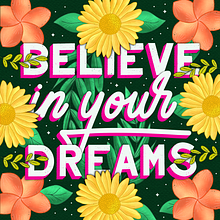Mi proyecto del curso: Lettering digital: combina flores y letras con Procreate. Lettering, and Digital Lettering project by Fernanda García - 03.22.2023