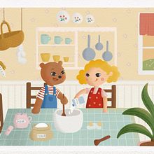 My project for course: Children’s Illustration with Procreate: Paint Magical Scenes. Traditional illustration, Digital Illustration, Children's Illustration, Digital Painting, and Picturebook project by valentine_fautrat - 06.29.2023
