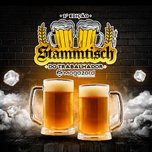Stammtisch - Magazord 2023. Un proyecto de Publicidad, Ilustración tradicional, Br, ing e Identidad, Dirección de arte, Diseño gráfico, Tipografía, Desarrollo Web, Ilustración vectorial y Diseño de logotipos de José Maurício Alencar da Silva Júnior - 17.03.2023