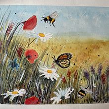 Mi proyecto del curso: Ilustración naturalista con acuarela y carboncillo. Traditional illustration, Painting, and Naturalistic Illustration project by Elizabeth Posada - 03.20.2023