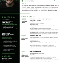 Mi proyecto del curso: Técnicas de escritura para vender ideas. Escrita, Cop, writing, Comunicação, e Redação de conteúdo projeto de Mateo Gamarra - 24.03.2023