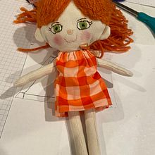 My project for course: Fabric Dolls: Design and Content Creation. Arts, Crafts, Toy Design, Social Media, Mobile Photography, Product Photography, Sewing, Instagram Photography, Patternmaking, and Dressmaking project by alexsteph22 - 03.24.2023
