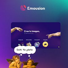 Emousion Ein Projekt aus dem Bereich Grafikdesign, Webdesign, Br, ing und Identität und Logodesign von David Gómez - 29.11.2022