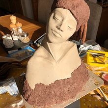 My project for course: Introduction to Clay Figurative Sculpture. Fine Arts, and Sculpture project by mirrorimage60 - 03.24.2023