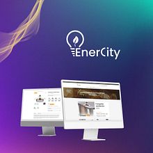 Enercity Ein Projekt aus dem Bereich Logodesign, Webdesign, Br und ing und Identität von David Gómez - 03.07.2022