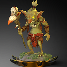 Conclusão do Curso de Introdução de Zbrush.. 3D, and 3D Modeling project by Everton Luniere - 03.24.2023