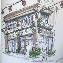 My project for course: Expressive Architectural Sketching with Colored Markers. Sketching, Drawing, Architectural Illustration, Sketchbook & Ink Illustration project by nmlaw - 03.20.2023