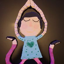 Meu projeto do curso: Papel machê para iniciantes: escultura de personagem colorido. Un progetto di Illustrazione tradizionale, Character design, Artigianato, Design di giocattoli, Art toy e Creatività con i bambini di fmaiao - 21.03.2023