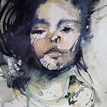 Portraiture with ink and coffee and tea. Traditional illustration project by Satu Salmivirta - 03.25.2023