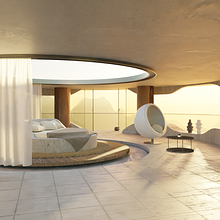 Mi proyecto del curso: ArchViz de interiores: crea diseños 3D surrealistas con Blender. Un progetto di Architettura, Architettura d'interni, Architettura digitale e ArchVIZ di Kaleb Hernandez - 26.03.2023