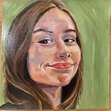 My project for course: Portrait Painting with Oil: Explore Light and Shade. Un progetto di Belle arti, Pittura e Pittura ad olio di studio_486513 - 26.03.2023