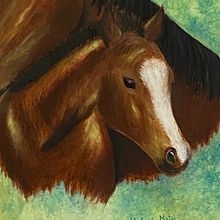 La fortaleza de mi abuelo . Un proyecto de Pintura al óleo de mihaela_m - 26.03.2023