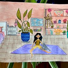 Mi proyecto del curso: Sketchbook para explorar tu estilo de dibujo. Un proyecto de Ilustración tradicional, Bocetado, Creatividad, Dibujo, Pintura a la acuarela, Sketchbook y Pintura gouache de Maria Alejandra - 26.03.2023