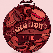 Proyect "Macarrons du Monde": Ilustración para packaging: crea diseños de productos únicos. Design, Traditional illustration, Packaging, Product Design, Digital Illustration, H, and Lettering project by Miriam Flores - 03.26.2023