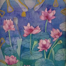 My project for course: Negative Watercolor Painting for Botanical Illustration. Un proyecto de Ilustración tradicional, Pintura a la acuarela e Ilustración botánica de katharina_rutkowski - 27.03.2023