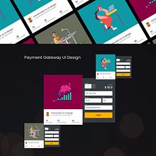 Payment Gateway UI Design. Un progetto di Design, Graphic design, UX / UI, Web design e Creatività di karthi keyan - 26.03.2023