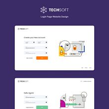 Login Page Design. Un proyecto de Diseño, UX / UI, Diseño gráfico, Diseño Web y Creatividad de karthi keyan - 26.03.2023