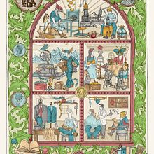 Ilustración Historia de oficios de Pasto, comienzos del siglo XX. Un progetto di Illustrazione tradizionale, Illustrazione editoriale, Design editoriale, Disegno a matita, Disegno artistico e Disegno con matite colorate di Carolina Zambrano - 27.03.2023