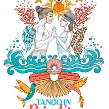 Tango in Paradise. Een project van Traditionele illustratie, Tekening met potlood,  Tekening,  Artistieke tekening y Textielontwerp van Carolina Zambrano - 27.03.2023