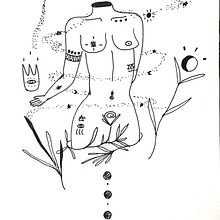 Mi proyecto del curso: Diseño de tatuajes fine line: simbología y magia. Un proyecto de Diseño, Ilustración tradicional, Creatividad, Dibujo a lápiz, Dibujo y Diseño de tatuajes de delfifiel - 27.03.2023