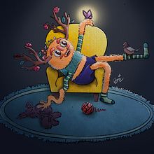 Forest Deity’s Modern Life Ein Projekt aus dem Bereich Traditionelle Illustration, Design von Figuren, Digitale Illustration und Digitale Malerei von Buse Ergül Kargı - 27.03.2023
