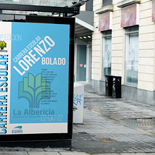 Cartel Carrera Lorenzo Bolado.. Design, Advertising, Stationer, and Design project by Candela Cañedo Monasterio - 12.19.2022