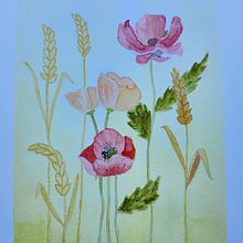 Mi proyecto del curso: Técnicas de acuarela en negativo para ilustración botánica. Traditional illustration, Watercolor Painting, and Botanical Illustration project by mari carmen Gómez - 03.28.2023