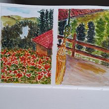 Meu projeto do curso: Caderno de viagem em aquarela Ein Projekt aus dem Bereich Aquarellmalerei und Sketchbook von Flávia - 27.03.2023