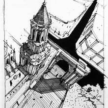 Bitácora de Viaje. Un proyecto de Arquitectura, Ilustración tradicional, Diseño, Ilustración arquitectónica y Dibujo de Victor Imre Ebergenyi Kelly - 28.03.2023