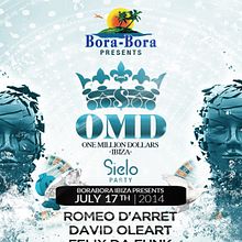 ONE MILLION DOLLARS @ BORA BORA IBIZA. Un proyecto de Diseño gráfico y Publicidad de Jorge Peña - 08.03.2015