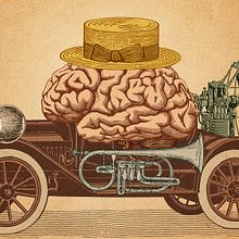 Intelligent car. Ilustração tradicional, Ilustração digital, e Colagem projeto de Pepetto - 17.02.2015